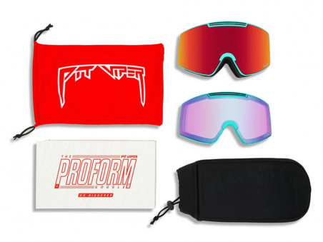 Pit Viper The Snowmachine Proform Goggle Red Lens