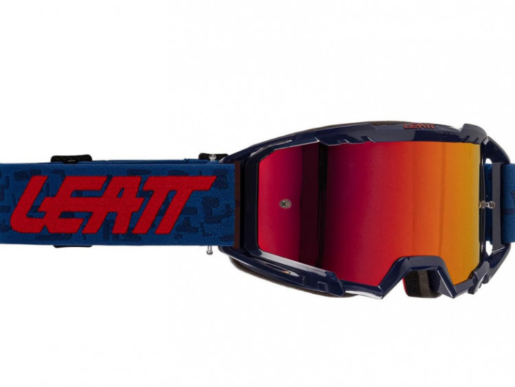 LEATT Goggle Vizion 3.5 Iriz Blue Red 45 VLT