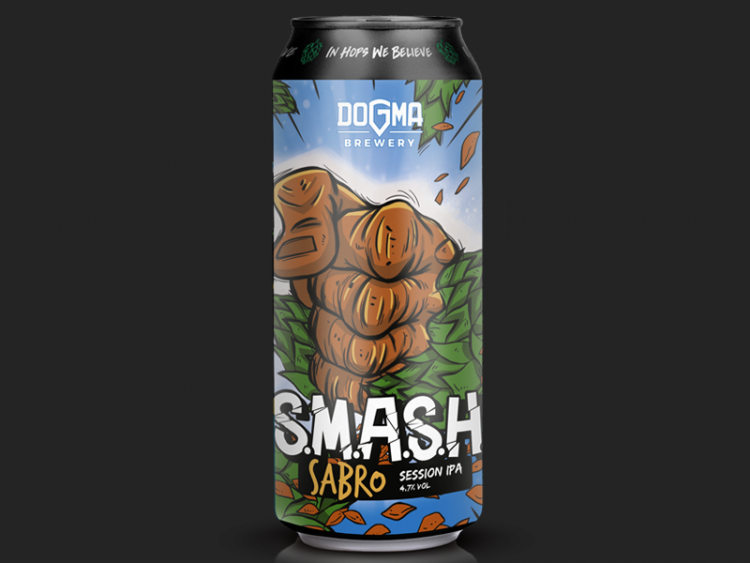 DOGMA Can S.M.A.S.H. Sabro – Session IPA 4.7% 500ml