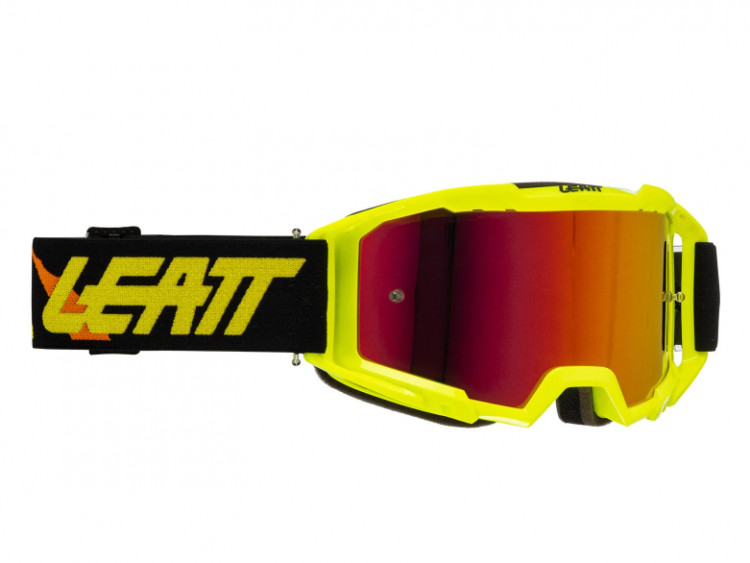 LEATT Goggle Vizion 3.5 Iriz Lime Red 45 VLT