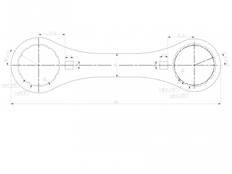 BLACK PEAK M47 1216 BOTTOM BRACKET WRENCH