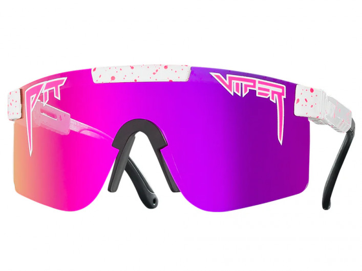 Pit Viper The LA Brights Original Wide Sunglasses - Polarized Pink Lens