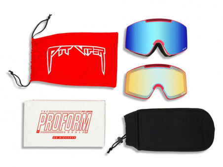 Pit Viper The Roost Rocket Proform Goggle Blue Lens